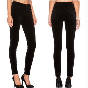 Citizens of Humanity Black Velvet Rocket jeans